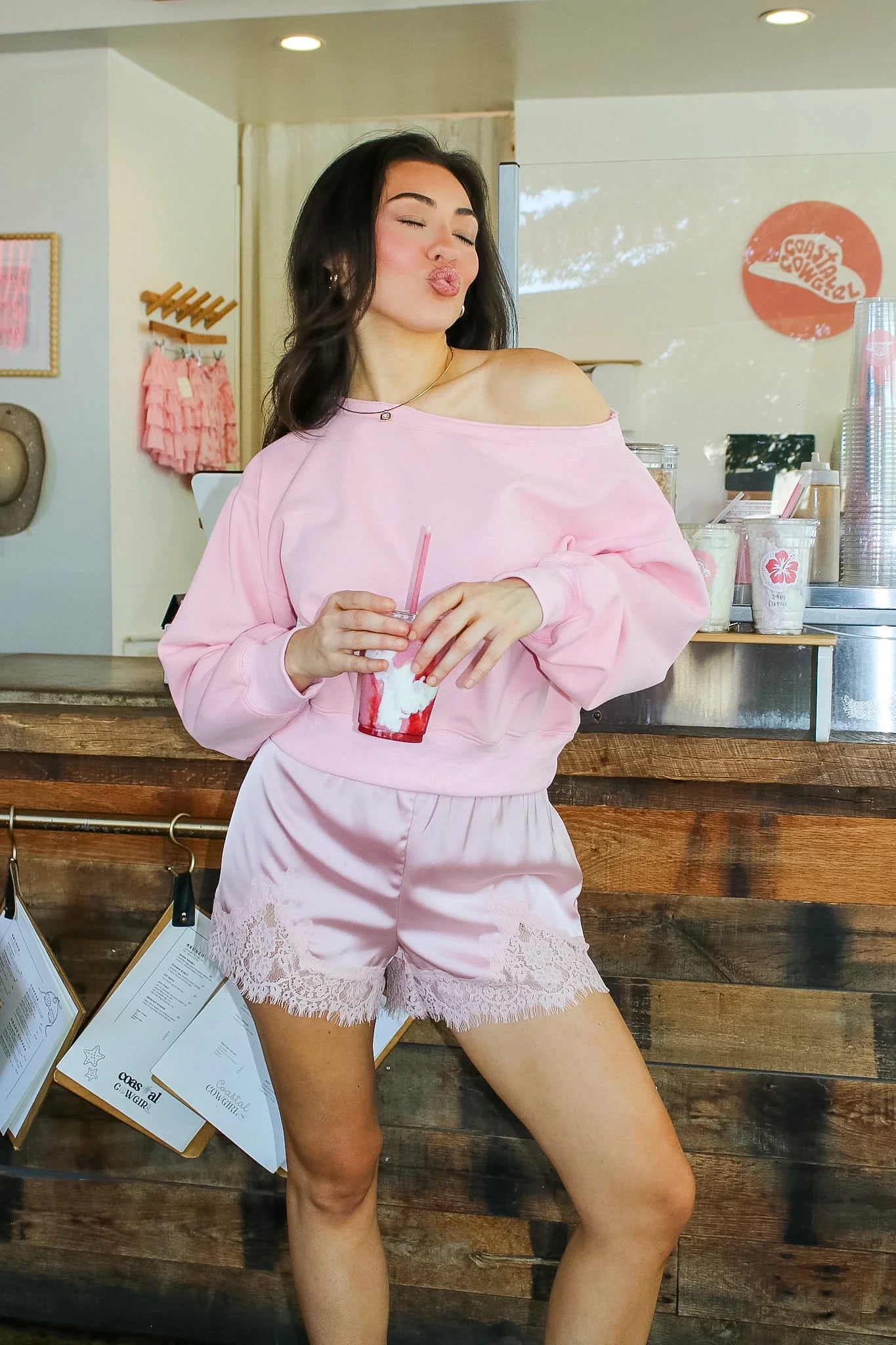 Alina Off Shoulder Sweatshirt