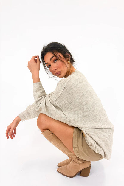 Cozy Midnights Oversized Sweater