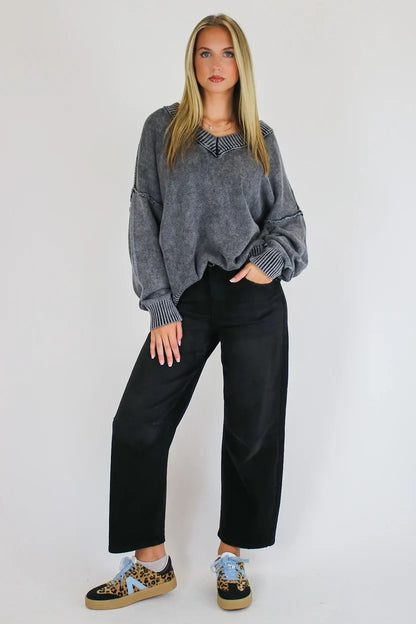 The Easy Edge V-Neck Sweater
