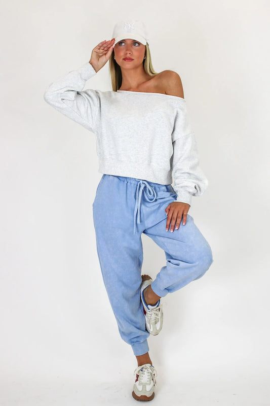 Urban Ease Mineral Washed Joggers