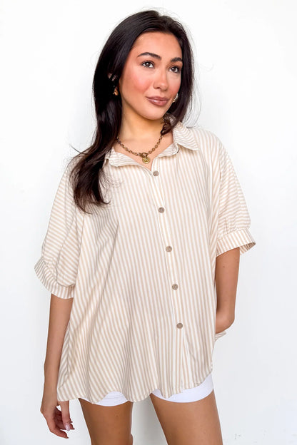 Willow Striped Oversized Top